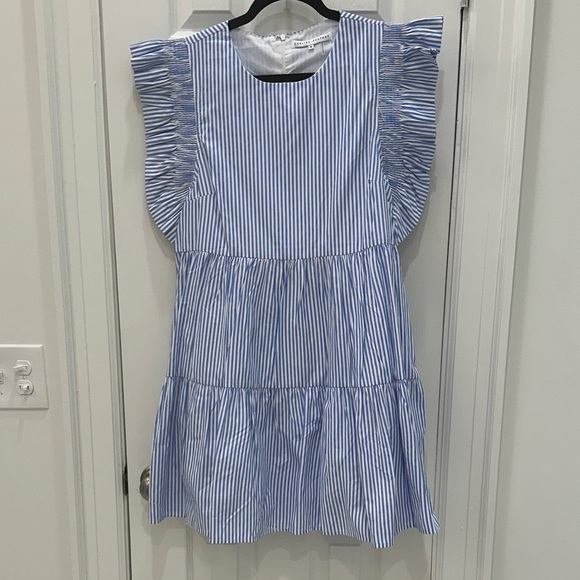 Blue Striped Dress - Picture 1 of 3